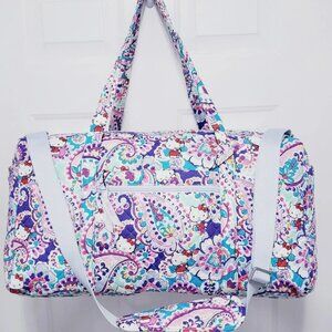 NWT Vera Bradley x Hello Kitty LIMITED EDITION large duffle bag